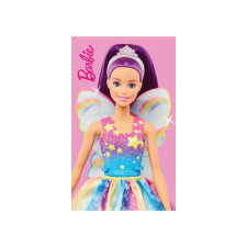Barbie kéztörlő, arctörlő, törölköző 30x50cm - Fairy lakástextília