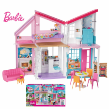 Barbie Malibu kétszintes Tengerparti Álomház 72cm + 25 kiegészítővel (FXG57) babaház