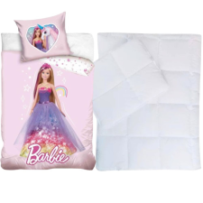 Barbie ovis ágynemű szett (szivárvány) babaágynemű, babapléd