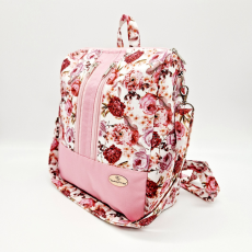BarbieyDesign Elegance Női Hátitáska és Válltáska (Rózsás)