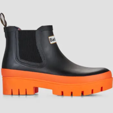 Barbour Gumicsizmák HALTON CHELSEA WELLY Fekete 38 női csizma, bakancs