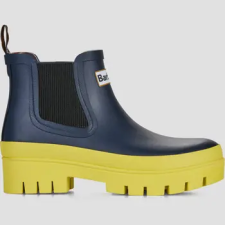 Barbour Gumicsizmák HALTON CHELSEA WELLY Tengerész 40 női csizma, bakancs