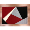  Barcelona 198 piros-fekete geometriai mintás szőnyeg 200x280 cm