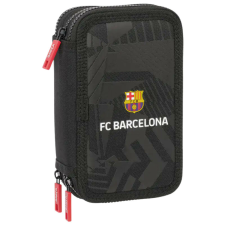 Barcelona tolltartó teli tripla 37 db-os fekete tolltartó