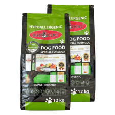 Bardog FISH & RICE 24/13 – LAZACHÚS – BARNA RIZS – ZÖLDSÉG – 2x 12Kg DUOPACK kutyaeledel