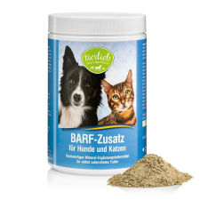 BARF étrend kompatibilis eledel kiegészítő por kutyáknak és macskáknak 800 g vitamin, táplálékkiegészítő kutyáknak