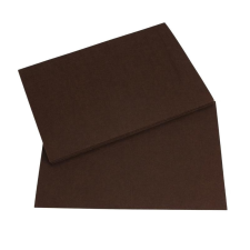  Barkácsfilc, filc lapok 2mm 10db/csomag - Barna dekorációs kellék
