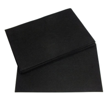  Barkácsfilc, filc lapok 2mm 10db/csomag - Fekete dekorációs kellék