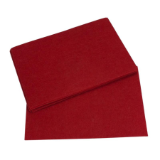  Barkácsfilc, filc lapok 2mm 10db/csomag - Piros dekorációs kellék