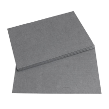  Barkácsfilc, filc lapok 2mm 10db/csomag - Szürke dekorációs kellék
