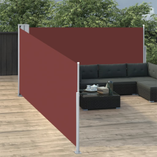 Barna behúzható oldalsó napellenző 100 x 1000 cm kerti bútor