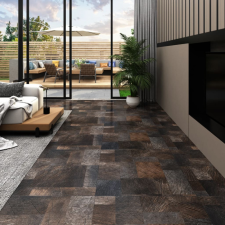  Barna famintás öntapadó PVC padlóburkolat 5,11 m² dekorburkolat