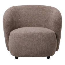  Barna lounge fotel textil kárpittal – modern design karosszék nappaliba bútor