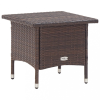  Barna polyrattan teázóasztal 50 x 50 x 47 cm