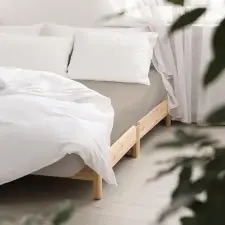  Barnás szürke pamutszatén gumis lepedő 180x200 lakástextília