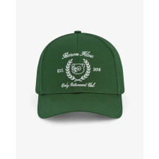 Baron Filou FW25 Embroidered Cotton Cap Early Retirement Club - Green férfi sapka