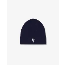 Baron Filou Signature Cotton Beanie – Navy Blue női sapka