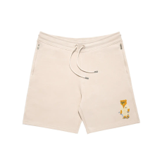 Baron Filou SS25 Embroidered Shorts Filou CXIII. - Pearl White