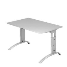  Baron Mittis állítható magasságú irodai asztal, 120 x 80 x 65 - 85 cm, egyenes kivitel íróasztal