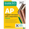 Barrons Educational Services AP English Literature and Composition Premium, 2027: Prep Book with 8 Practice Tests + Online Practice | Michael Schanhals