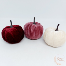  Bársony tök - kicsi dekorációs kellék