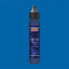  Bársonypor királykék min. 4g dekorációs kellék