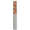 Bartools 8mm L100 4 élű sarkos keményfém maró 50HRC-ig - Bartools - BR55-4E-080XL