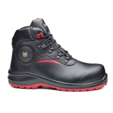 Base Be-Stone vágásbiztos munkavédelmi bakancs S3 CR HRO HI CI (fekete/piros, 43) munkavédelmi cipő