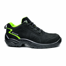 Base Chester munkavédelmi cipő S3 SRC (fekete/zöld, 36)