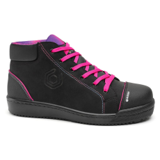 Base Margot Top S3 SRC női munkavédelmi bakancs (fekete/pink, 36)