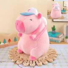 Baseball Sapkás Plüss Capybara Hátizsákkal -30cm plüssfigura