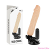 Basecock tapadótalpas vibrátor, vezetékes távirányítóval (világos bőrszín - 20 cm)