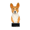  Basenji, Basenji, Kongói kutya - festett kisplasztika, figura, művész alkotása, Art-Dog márka