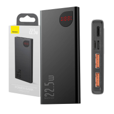 Baseus Adaman Metal Powerbank, 10000mAh, 22.5W (fekete) power bank