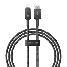 Baseus Aramid Fiber USB-A - Lightning  kábel 1m fekete (P10355802111-00) (P10355802111-00) kábel és adapter