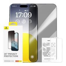 Baseus Betekintésvédelemmel ellátott edzett üveg Baseus Diamond iPhone 15 Pro Max mobiltelefon kellék