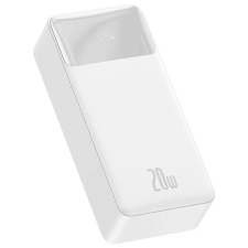 Baseus Bipow Power Bank 30000mAh 2xUSB 1xMicro USB 20W fehér power bank