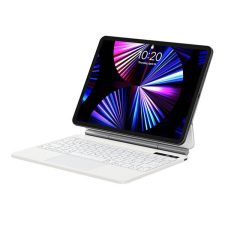 Baseus Brilliance Apple iPad 10,9" (2022), billentyűzetes tok trackpaddel, fehér tablet tok