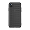 Baseus BV 2. generációs szilikon telefonvédő (fonott minta) FEKETE [Apple iPhone XR 6.1] (WIAPIPH61-BV01)