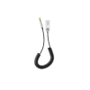 Baseus CABA01-01 audio kábel 0,5 M 3.5mm USB A típus Fekete