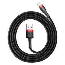  Baseus Cafule 2.4A Lightning USB-kábel 1m (fekete-piros) kábel és adapter