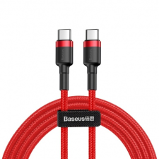 Baseus Cafule kábel USB-C / USB-C 60W QC 3.0 2m, piros kábel és adapter