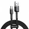 Baseus Cafule kábel USB / Micro USB 2A 3m, fekete/szürke