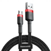 Baseus Cafule kábel USB / micro USB QC 3.0 1.5A 2m, fekete/piros