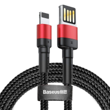 Baseus Cafule Lightning - USB (kétoldalas) kábel 1m fekete-piros (CALKLF-G91) (CALKLF-G91) kábel és adapter