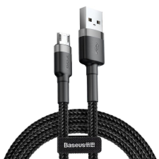 Baseus Cafule USB-A - Micro-USB kábel 0.5m szürke-fekete (CAMKLF-AG1) kábel és adapter