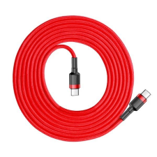 Baseus Cafule USB-C töltőkábel 60W 2m piros (CATKLF-H09) (CATKLF-H09) kábel és adapter