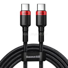 Baseus Cafule USB-C - USB-C 100W kábel 2m (piros-fekete) (CATKLF-AL91) kábel és adapter