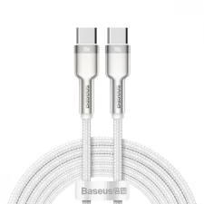 Baseus Cafule USB-C-USB-C kábel, 100 W, 1 m (fehér) kábel és adapter