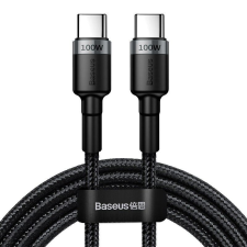 Baseus Cafule USB-C - USB-C kábel QC 3.0 2m szürke-fekete (CATKLF-ALG1) (CATKLF-ALG1) kábel és adapter